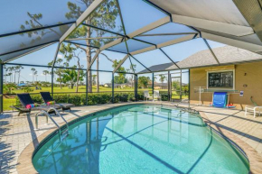 Lanai and Golf Course Views Home in Cape Coral
